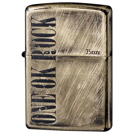 ZIPPO(ジッポー) アーティストモデル ONE OK ROCK 35xxxv BRASS USED 受注生産限定品 ツアーグッズ