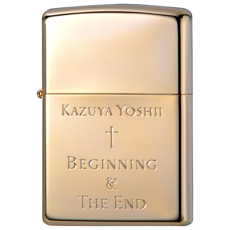 ZIPPO(ジッポー) アーティストモデル 吉井和哉 Kazuya Yoshii Beginning & The End 受注限定生産品 GOLDバージョン