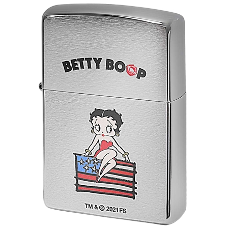 ZIPPO(ジッポー) キャラクターモデル Betty Boop ベティ･ブープ フラッグ柄