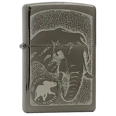 ZIPPO(ジッポー)×HUNTING WORLD(ハンティングワールド) 企業コラボ エレファント