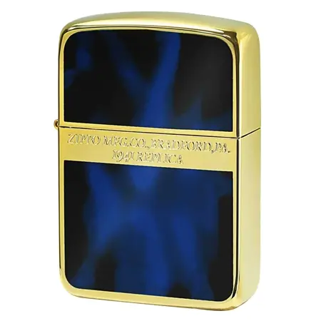 ZIPPO(ジッポー) GOLD 1941レプリカ Gold Blue ゴールド ブルー