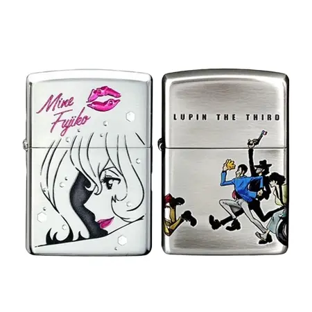 ZIPPO(ジッポー) ペアデザイン ルパン三世 ZIPPO 不二子 アフターシャワー&サイドチェイス