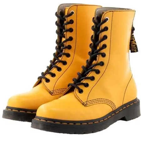 Dr.Martens(ドクターマーチン) ×Y’s(ワイズ) ブーツ 10ホール 10 EYE BOOT–YELLOW