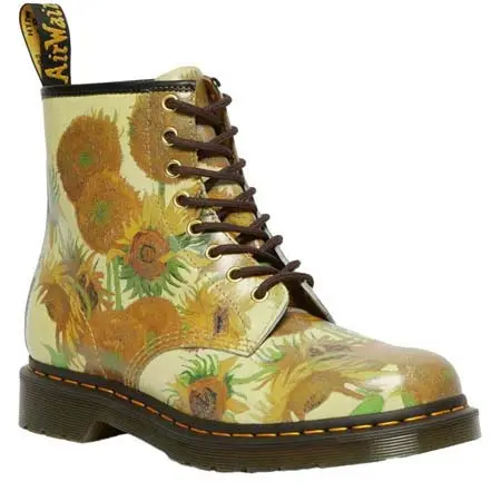 Dr.Martens(ドクターマーチン)×THE NATIONAL GALLERY 8ホール 1460 TNG SUNFLOWERS ゴッホ ひまわり