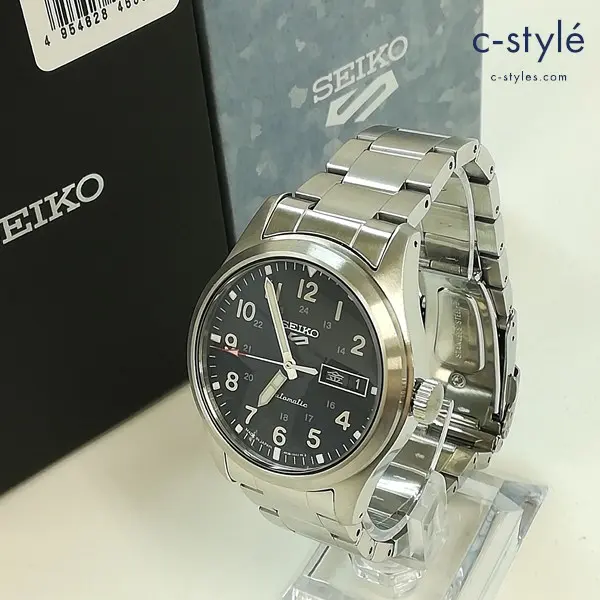 SEIKO セイコー 5 スポーツ FIFLD SPORTS STYLE 腕時計 自動巻き シルバー SBSA113