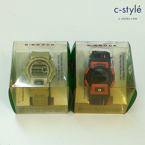 CASIO カシオ G-SHOCK 腕時計 DW-6900X-9T カーキ系 DW-003H-4T オレンジ クォーツ式