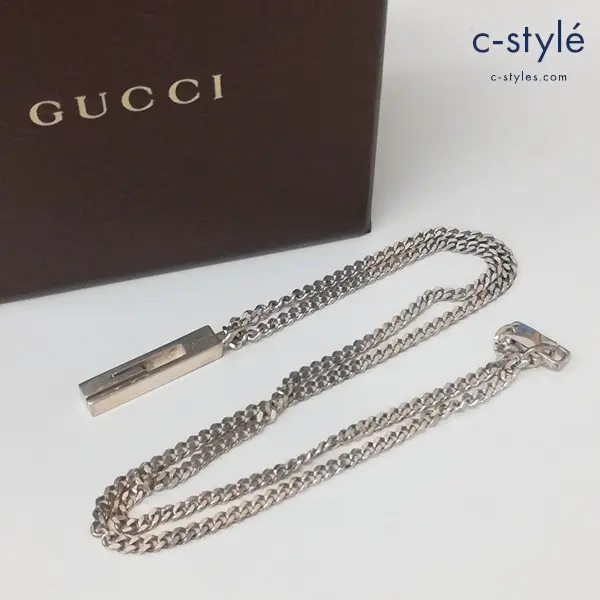 GUCCI グッチ ネックレス シルバー Gマーク 311 2274E アクセサリー