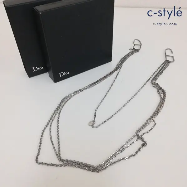 Dior Homme ディオール・オム 4連 ウォレットチェーン シルバー 08SS アクセサリー