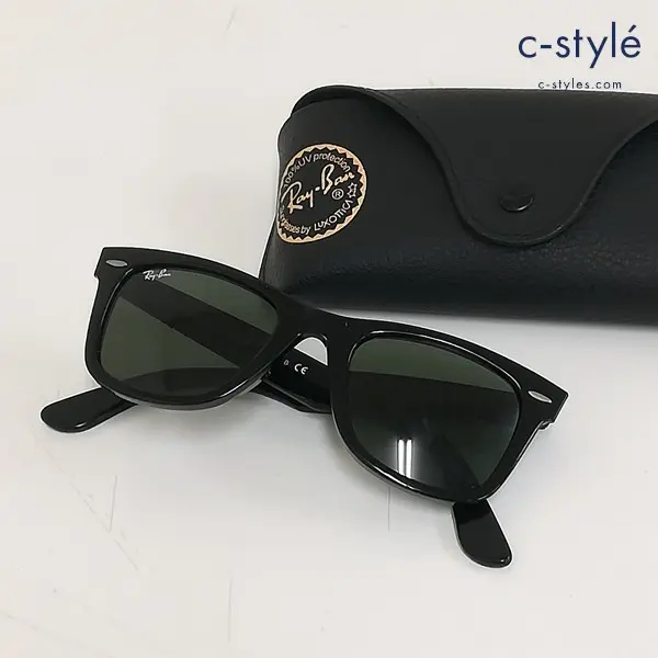 Ray-Ban レイバン WAYFARER サングラス 50□22 ブラック RB2140-A 901 イタリア製