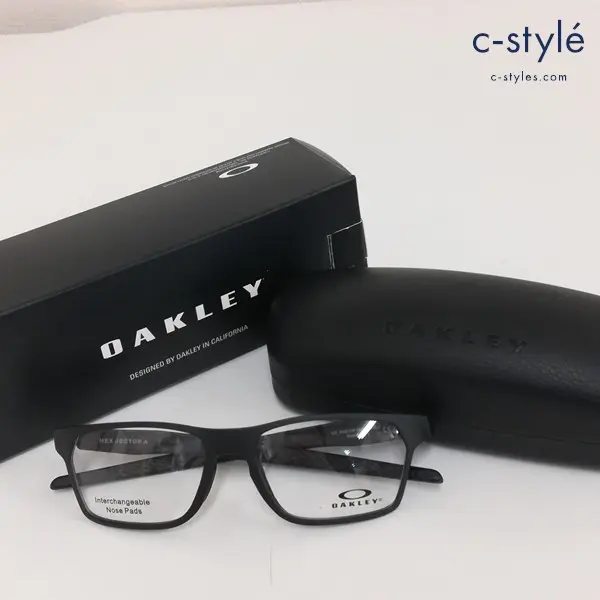 OAKLEY オークリー HEX JECTOR A メガネ 54□16 ブラック 眼鏡 OX8174F-0554