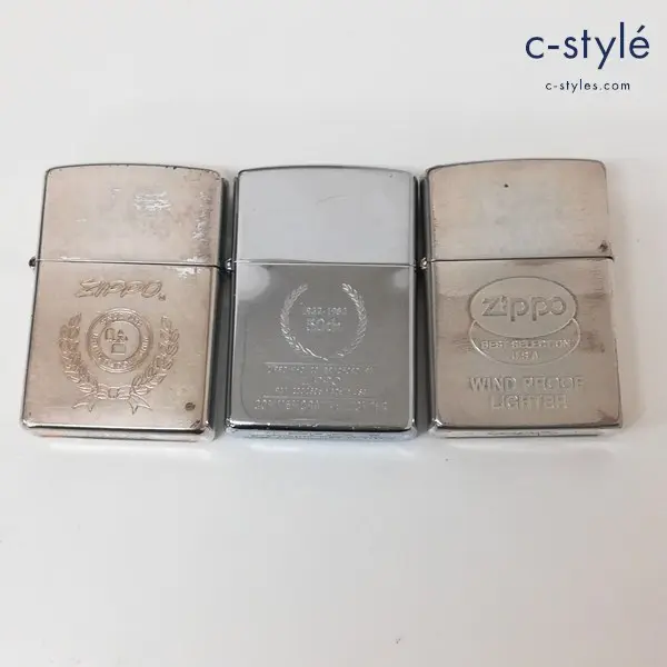 ZIPPO ジッポー オイルライター 1991年 1993年 1996年製 月桂冠 BEST SELECTION 喫煙具 計3点