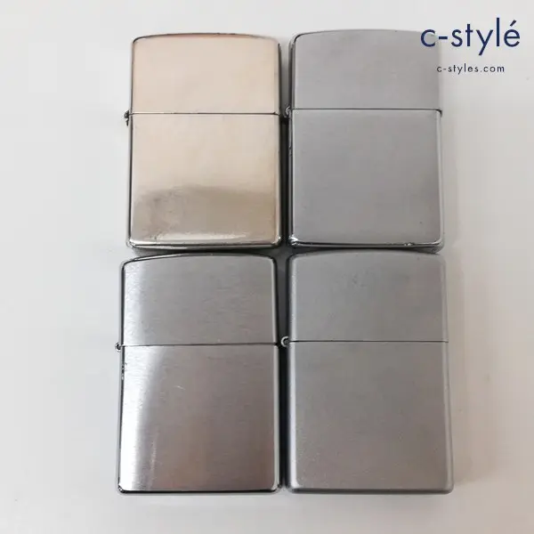 ZIPPO ジッポー オイルライター 1990年 1994年 1998年 1999年製 無地 喫煙具 計4点