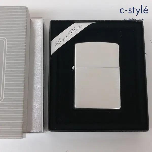 ZIPPO ジッポー オイルライター 2000年製 SILVER PLATE シルバープレート 無地 喫煙具