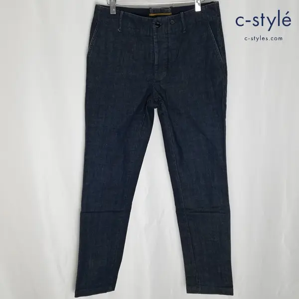 INCOTEX INDIGO CHINO ジーンズ 31 インディゴ デニムパンツ ボタンフライ