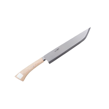叉鬼山刀(マタギナガサ) サバイバルナイフ ナガサ 木柄 9寸5分
