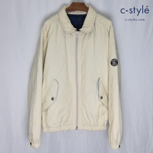 SINA COVA シナコバ キルティングジャケット LL オフホワイト 7413020 日本製 中綿 ジップアップ