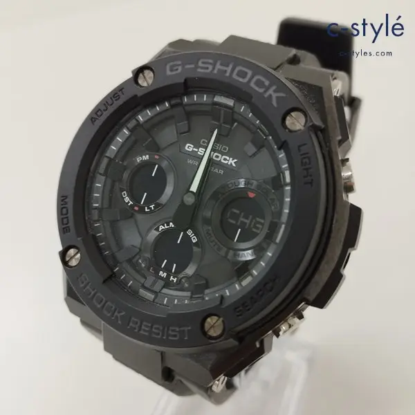 CASIO カシオ G-SHOCK Gショック ソーラー腕時計 ブラック GST-S100G-1BDR Gスチール