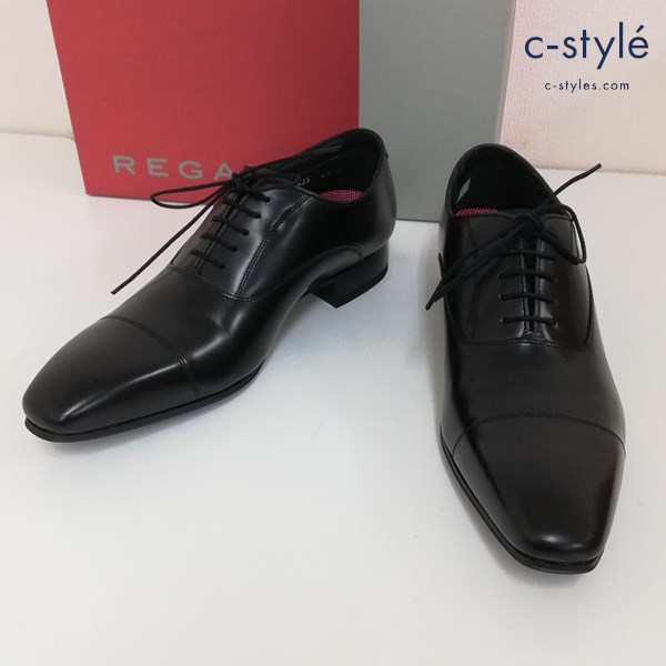 REGAL リーガル レザーストレートチップ ドレスシューズ 24cm ブラック 152S ビジネスシューズ 日本製 革靴