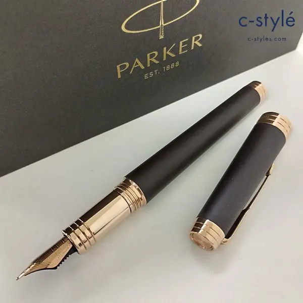 PARKER パーカー 万年筆 ブラウン系 Sonnet France 18K-750 筆記用具