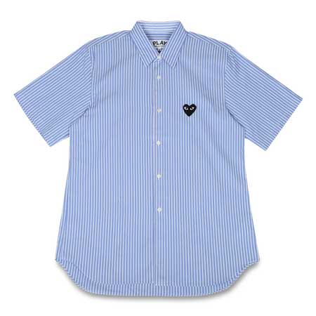 PLAY COMME des GARCONS(プレイコムデギャルソン) PLAY S STRIPED SHIRT