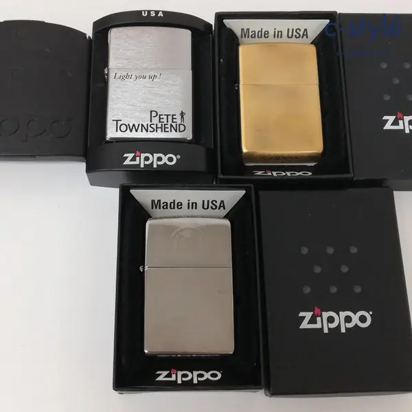 ZIPPO ジッポー オイルライター PETE TOWNSHEND 無地 蒙古タンメン中本 喫煙具 計3点