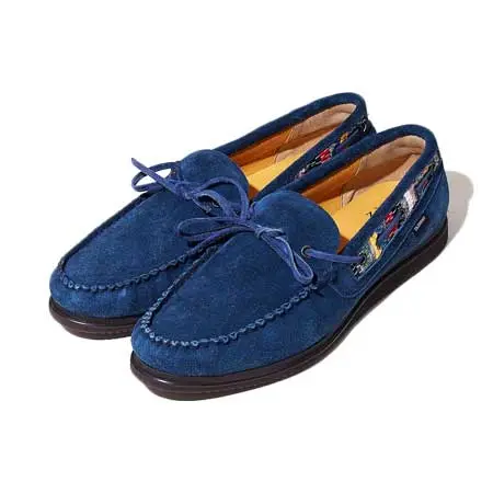 クオン(KUON) [×OLDMAN] SUEDE Deck Shoes ”SURF” w/SAKIORI