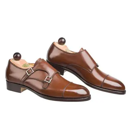 VASS(ヴァーシュ) Double Monk – Antique Cognac Calf