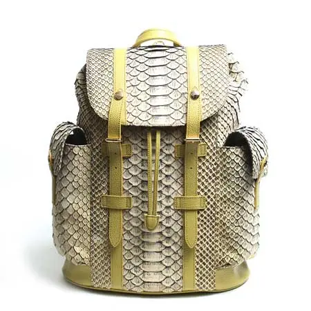 vermilion(ヴァーミリオン) “DiamondPython” BackPack Yellow