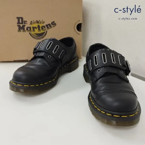 Dr. Martens ドクターマーチン QUYNN LOW ベルト フロントジップブーツ UK5 ブラック 25603001