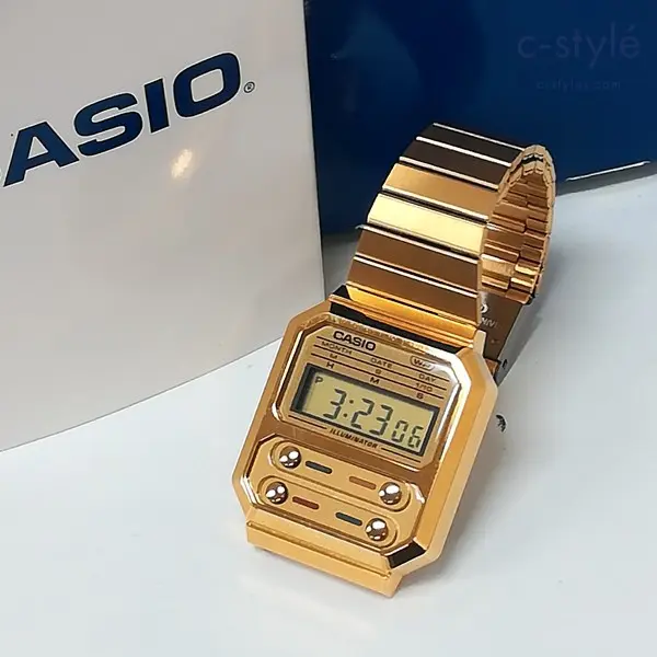 CASIO カシオ 腕時計 ゴールド デジタル A100WE STANDARD