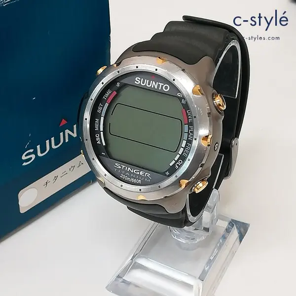 SUUNTO スント 腕時計 シルバー×グレー チタニウム STINGER Titanium クォーツ