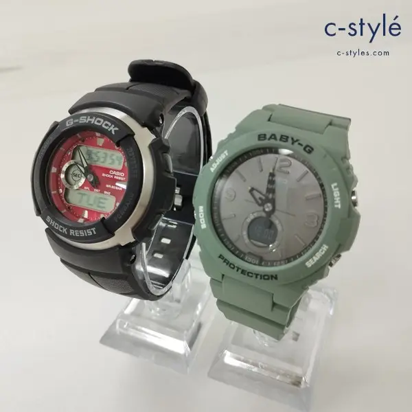 CASIO カシオ 腕時計 G-SHOCK G-300 ブラック Baby-G BGA-260 モスグリーン クォーツ