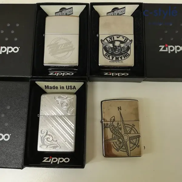 ZIPPO ジッポー オイルライター フロレンティーン LYNYRD SKYNYRD ZZ TOP 2010 Marlboro ADVENTURE TEAM 計4点