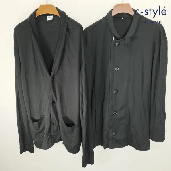 ARMANI COLLEZIONI アルマーニコレッツォーニ カーディガン XXL ジャケット 3XL ブラック 長袖