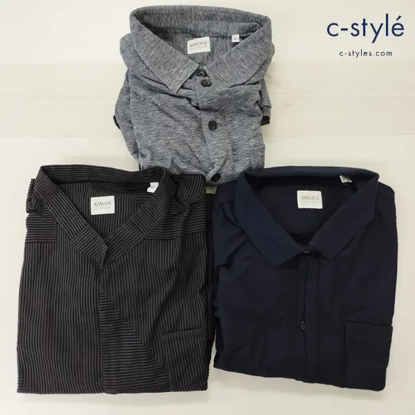 ARMANI COLLEZIONI アルマーニコレッツォーニ 長袖シャツ XXL XL 計3点
