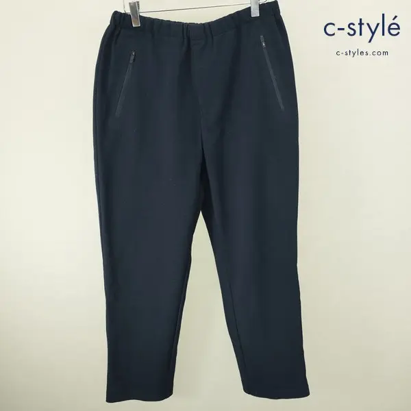 DESCENTE PAUSE デサントポーズ MOLE EASY PANTS M ネイビー パンツ DLMOJD87