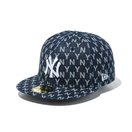 New Era(ニューエラ) キャップ 59FIFTY Denim Monogram ニューヨーク･ヤンキース デニム モノグラム