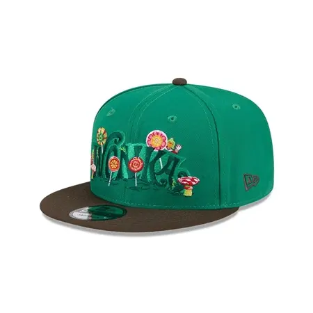 New Era(ニューエラ) キャップ  9FIFTY Willy Wonka チャーリーとチョコレート工場 グリーン