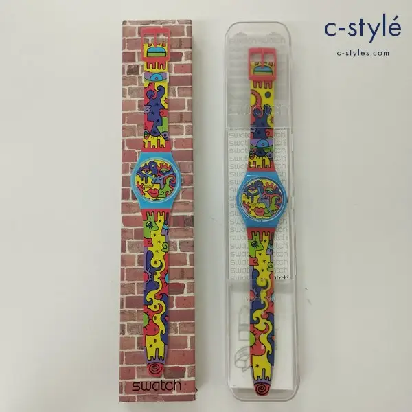 Swatch スウォッチ MORNING GLOW 腕時計 マルチカラー GZ205S クォーツ