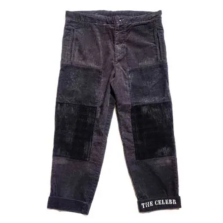 BY GLADHAND (バイグラッドハンド) GLADDEN – CORDUROY PANTS BLACK “VINTAGE FINISH”