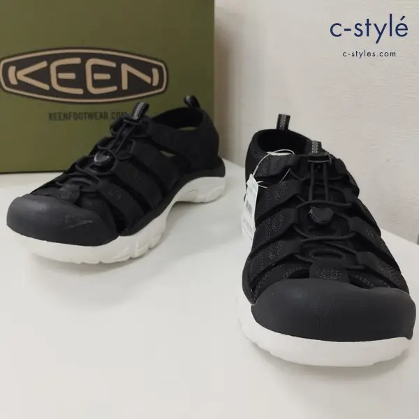 KEEN キーン NEWPORT ATV 29cm ブラック×スターホワイト サンダル 1016865