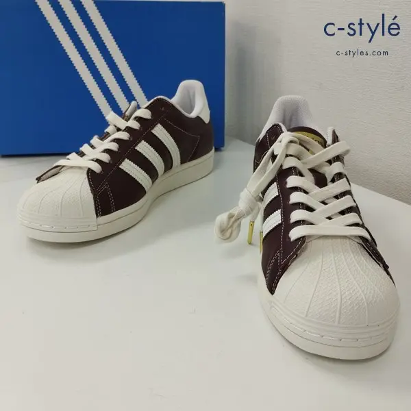 adidas アディダス SUPERSTAR 27cm レッド×ホワイト スニーカー スーパースター FY3010