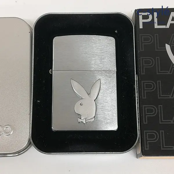 ZIPPO ジッポー オイルライター PLAYBOY プレイボーイ BUNNY シルバー 喫煙具