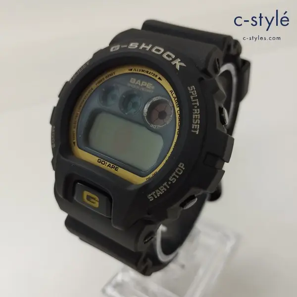 CASIO × A BATHING APE G-SHOCK 腕時計 ブラック 1289 DW-6900FS カシオ アベイシングエイプ