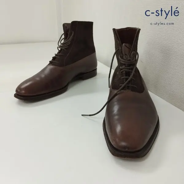 Crockett&Jones クロケットジョーンズ ショートブーツ 7・1/2E ブラウン系 X69563 5001