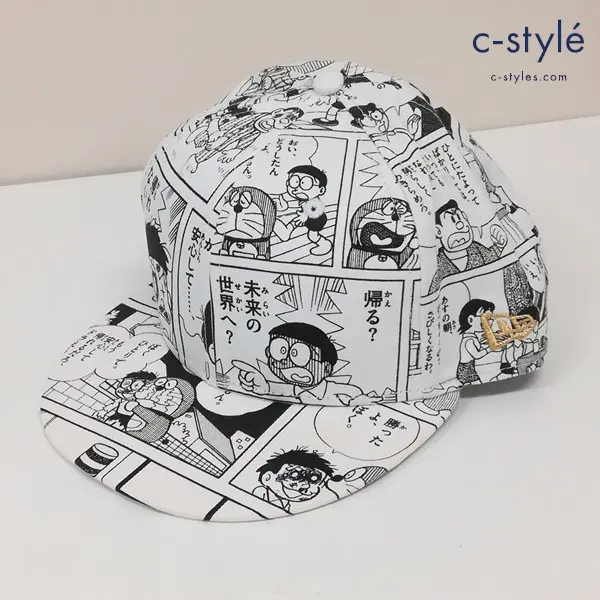 NEW ERA × DORAEMON COMIC CAP コミックキャップ 7・3/4 61.5cm ホワイト系 ニューエラ ドラえもん