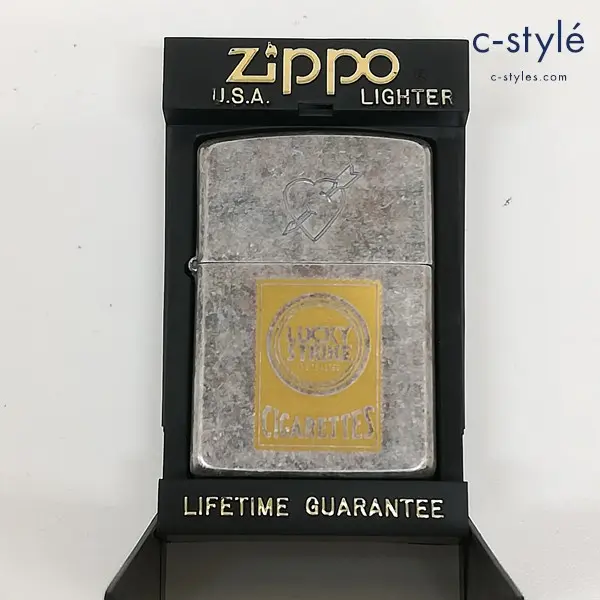 ZIPPO ジッポー オイルライター LUCKY STRIKE ラッキーストライク 1996年 シルバー 喫煙具