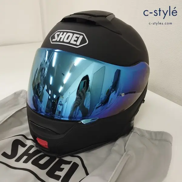 SHOEI ショウエイ フルフェイスヘルメット L 59cm ブラック NEOTECⅡ マット インカム装着済 バイク用品