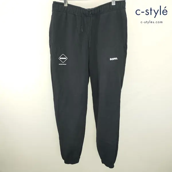 F.C.Real Bristol 22SS EMBLEM SWEAT PANTS スウェットパンツ M ブラック FCRB-220058