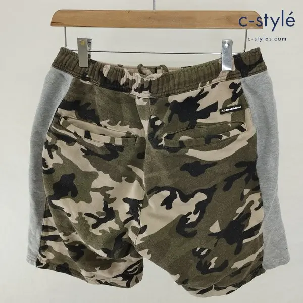 F.C.Real Bristol CAMO PANEL SWEAT SHORTS パンツ S マルチカラー カモ スウェット FCRB-160034